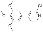 2-CHLORO-4-(3,4,5-TRIMETHOXYPHENYL)PYRIDINE CAS#: 482629-96-9