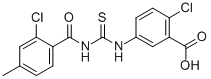 2-CHLORO-5-[[[(2-CHLORO-4-METHYLBENZOYL)AMINO]THIOXOMETHYL]AMINO]-BENZOIC ACID CAS#: 532953-78-9