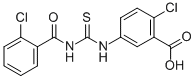 2-CHLORO-5-[[[(2-CHLOROBENZOYL)AMINO]THIOXOMETHYL]AMINO]-BENZOIC ACID CAS#: 531546-93-7