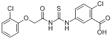 2-CHLORO-5-[[[[(2-CHLOROPHENOXY)ACETYL]AMINO]THIOXOMETHYL]AMINO]-BENZOIC ACID CAS#: 531545-58-1