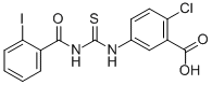 2-CHLORO-5-[[[(2-IODOBENZOYL)AMINO]THIOXOMETHYL]AMINO]-BENZOIC ACID CAS#: 434310-96-0