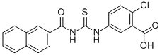 2-CHLORO-5-[[[(2-NAPHTHALENYLCARBONYL)AMINO]THIOXOMETHYL]AMINO]-BENZOIC ACID CAS#: 532414-81-6