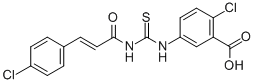2-CHLORO-5-[[[[3-(4-CHLOROPHENYL)-1-OXO-2-PROPENYL]AMINO]THIOXOMETHYL]AMINO]-BENZOIC ACID CAS#: 532944-22-2