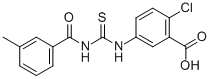 2-CHLORO-5-[[[(3-METHYLBENZOYL)AMINO]THIOXOMETHYL]AMINO]-BENZOIC ACID CAS#: 532937-44-3