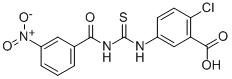 2-CHLORO-5-[[[(3-NITROBENZOYL)AMINO]THIOXOMETHYL]AMINO]-BENZOIC ACID CAS#: 586392-46-3