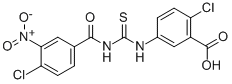 2-CHLORO-5-[[[(4-CHLORO-3-NITROBENZOYL)AMINO]THIOXOMETHYL]AMINO]-BENZOIC ACID CAS#: 532957-30-5