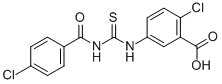2-CHLORO-5-[[[(4-CHLOROBENZOYL)AMINO]THIOXOMETHYL]AMINO]-BENZOIC ACID CAS#: 535977-28-7