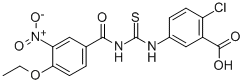 2-CHLORO-5-[[[(4-ETHOXY-3-NITROBENZOYL)AMINO]THIOXOMETHYL]AMINO]-BENZOIC ACID CAS#: 532404-50-5