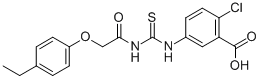 2-CHLORO-5-[[[[(4-ETHYLPHENOXY)ACETYL]AMINO]THIOXOMETHYL]AMINO]-BENZOIC ACID CAS#: 433950-70-0