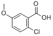 2-CHLORO-5-METHOXYBENZOIC ACID CAS#: 6280-89-3