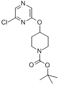 2-CHLORO-6-(4-N-BOC-PIPERIDINYLOXY)PYRAZINE CAS#: 426830-18-4