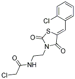 2-CHLORO-N-[2-[5-(2-CHLORO-BENZYLIDENE)-2,4-DIOXO-THIAZOLIDIN-3-YL]-ETHYL]-ACETAMIDE CAS#: 554424-03-2
