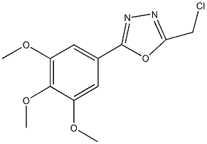 2-CHLOROMETHYL-5-(3,4,5-TRIMETHOXY-PHENYL)-[1,3,4]OXADIAZOLE CAS#: 50677-29-7