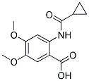2-[(CYCLOPROPYLCARBONYL)AMINO]-4,5-DIMETHOXYBENZOIC ACID CAS#: 496913-51-0