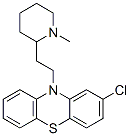 2-Chloro-10-[2-(1-methyl-2-piperidyl)ethyl]-10H-phenothiazine CAS#: 5060-56-0