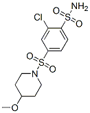 2-Chloro-4-[(4-methoxypiperidino)sulfonyl]benzenesulfonamide CAS#: 52295-48-4