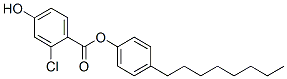 2-Chloro-4-hydroxybenzoic acid 4-octylphenyl ester CAS#: 50687-74-6