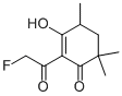 2-Cyclohexen-1-one, 2-(fluoroacetyl)-3-hydroxy-4,6,6-trimethyl- (9CI) CAS#: 474942-29-5
