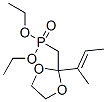 [[2-[(E)-1-Methyl-1-propenyl]-1,3-dioxolan-2-yl]methyl]phosphonic acid diethyl ester CAS#: 54543-05-4