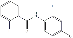 2-Fluoro-N-(2-fluoro-4-chlorophenyl)benzaMide, 97% CAS#: 545440-44-6
