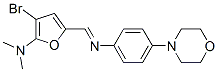 2-Furanamine,  3-bromo-N,N-dimethyl-5-[[[4-(4-morpholinyl)phenyl]imino]methyl]- CAS#: 470713-02-1