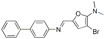 2-Furanamine,  5-[([1,1-biphenyl]-4-ylimino)methyl]-3-bromo-N,N-dimethyl- CAS#: 469894-10-8
