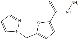 2-Furancarboxylicacid,5-(1H-pyrazol-1-ylmethyl)-,hydrazide(9CI) CAS#: 457051-27-3