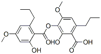 2-Hydroxy-3-[(2-hydroxy-4-methoxy-6-propylbenzoyl)oxy]-4-methoxy-6-propylbenzoic acid CAS#: 607-11-4