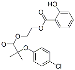 2-Hydroxybenzoic acid 2-[2-(4-chlorophenoxy)-2-methyl-1-oxopropoxy]ethyl ester CAS#: 52161-14-5
