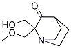 2-(Hydroxymethyl)-2-(methoxymethyl)-1-azabicyclo[2.2.2]octan-3-one CAS#: 5291-32-7