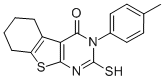 2-MERCAPTO-3-P-TOLYL-5,6,7,8-TETRAHYDRO-3H-BENZO[4,5]THIENO[2,3-D]PYRIMIDIN-4-ONE CAS#: 59898-69-0