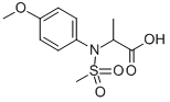 2-[METHANESULFONYL-(4-METHOXY-PHENYL)-AMINO]-PROPIONIC ACID CAS#: 436811-06-2