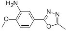 [2-METHOXY-5-(5-METHYL-1,3,4-OXADIAZOL-2-YL)PHENYL]AMINE CAS#: 5306-42-3