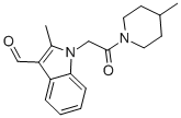 2-METHYL-1-[2-(4-METHYL-PIPERIDIN-1-YL)-2-OXO-ETHYL]-1H-INDOLE-3-CARBALDEHYDE CAS#: 433955-84-1