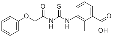 2-METHYL-3-[[[[(2-METHYLPHENOXY)ACETYL]AMINO]THIOXOMETHYL]AMINO]-BENZOIC ACID CAS#: 533919-67-4
