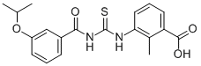 2-METHYL-3-[[[[3-(1-METHYLETHOXY)BENZOYL]AMINO]THIOXOMETHYL]AMINO]-BENZOIC ACID CAS#: 532423-09-9