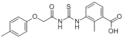 2-METHYL-3-[[[[(4-METHYLPHENOXY)ACETYL]AMINO]THIOXOMETHYL]AMINO]-BENZOIC ACID CAS#: 532430-11-8