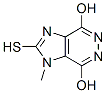 2-Mercapto-1-methyl-1H-imidazo[4,5-d]pyridazine-4,7-diol CAS#: 5450-59-9