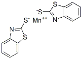 2-Mercaptobenzothiazole, manganese salt CAS#: 53404-58-3