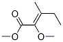 2-Methoxy-3-methyl-2-pentenoic acid methyl ester CAS#: 56009-35-9