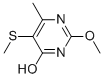 2-Methoxy-6-methyl-5-(methylthio)-4(1H)-pyrimidinone CAS#: 55996-10-6