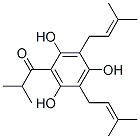 2-Methyl-1-[2,4,6-trihydroxy-3,5-bis(3-methyl-2-butenyl)phenyl]-1-propanone CAS#: 5880-42-2
