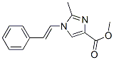 2-Methyl-1-[(E)-2-phenylethenyl]-1H-imidazole-4-carboxylic acid methyl ester CAS#: 56410-90-3
