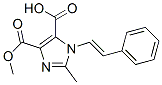 2-Methyl-1-[(E)-2-phenylethenyl]-1H-imidazole-4,5-dicarboxylic acid 4-methyl ester CAS#: 56382-57-1