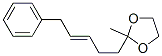 2-Methyl-2-(5-phenyl-3-pentenyl)-1,3-dioxolane CAS#: 55282-92-3