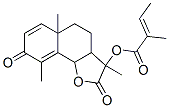 2-Methyl-2-butenoic acid 2,3,3a,4,5,5a,8,9b-octahydro-3,5a,9-trimethyl-2,8-dioxonaphtho[1,2-b]furan-3-yl ester CAS#: 51848-01-2