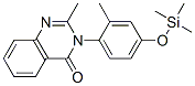 2-Methyl-3-[2-methyl-4-[(trimethylsilyl)oxy]phenyl]quinazolin-4(3H)-one CAS#: 55683-27-7