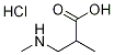 2-Methyl-3-(methylamino)propanoic acid hydrochloride CAS#: 56970-74-2