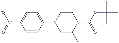 2-Methyl-4-(4-nitro-phenyl)-piperazine-1-carboxylic acid tert-butyl ester CAS#: 537717-41-2
