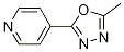 2-Methyl-5-(pyridin-4-yl)-1,3,4-oxadiazole CAS#: 58022-65-4
